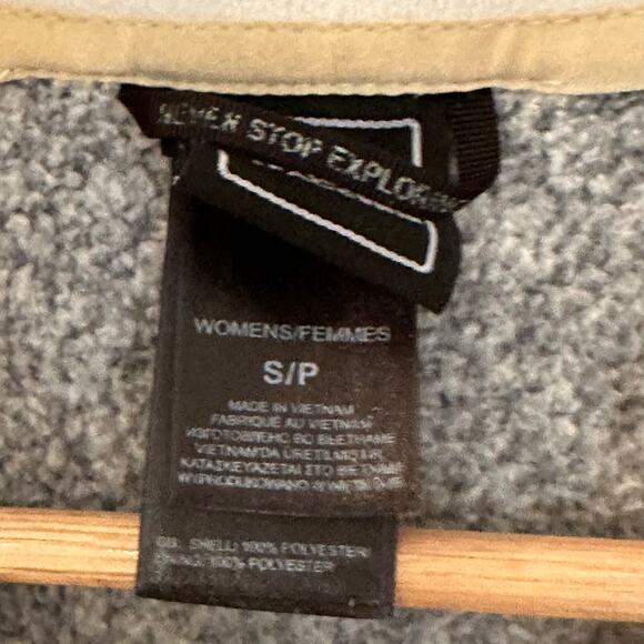 The North Face Women's Fleece Jacket sz S Grey Full Zip Jacket - Picture 5 of 8